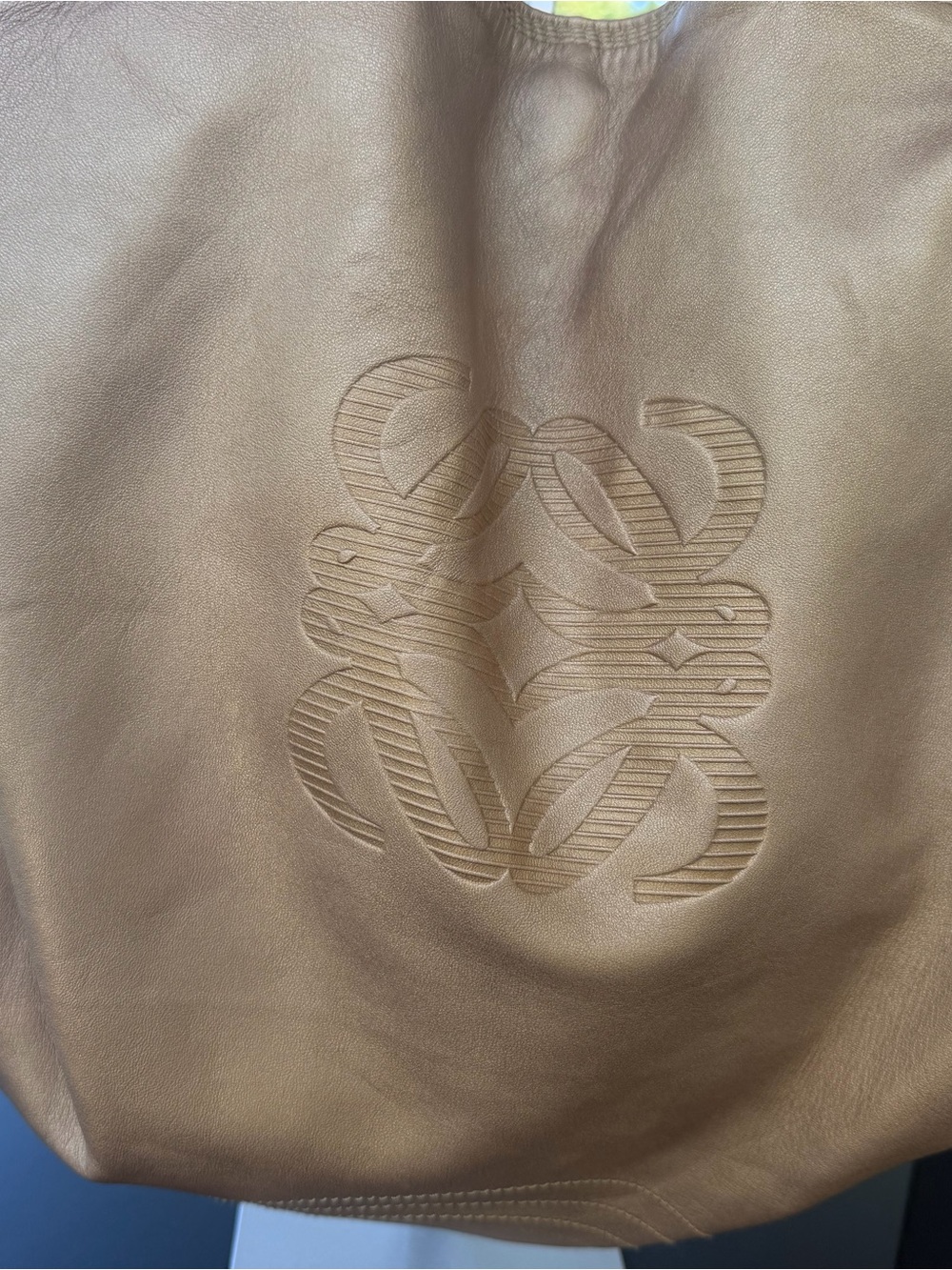 Loewe Nappa Aire Shoulder Bag - Gold Iridescent Leather - Picture 5 of 15